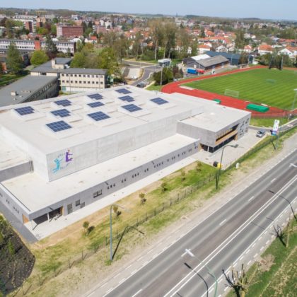 New industrial roof Sports Hall Balloons Pole