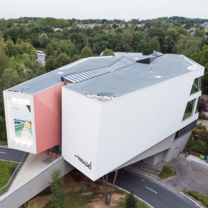 Rénovation toiture industrielle Musée Hergé