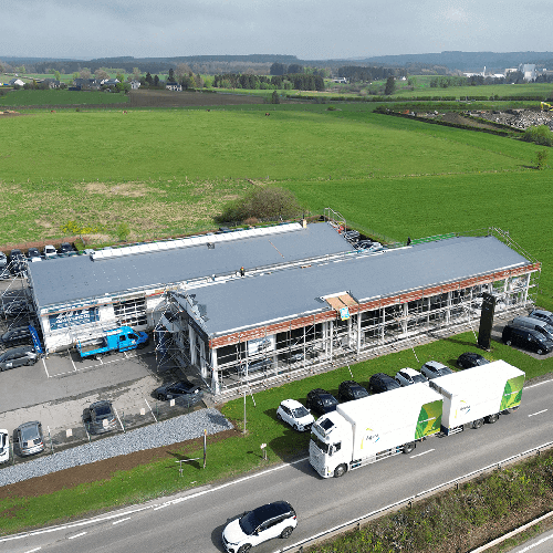 Insulation and Waterproofing Renovation of the Roof of Garage Zune in Libramont in Preparation for Photovoltaic Panel Installation