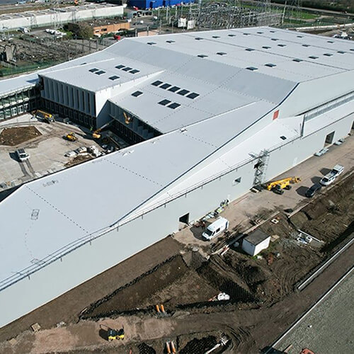 Insulation and waterproofing of the roof of the Liège Expo (Halles des Foires) building